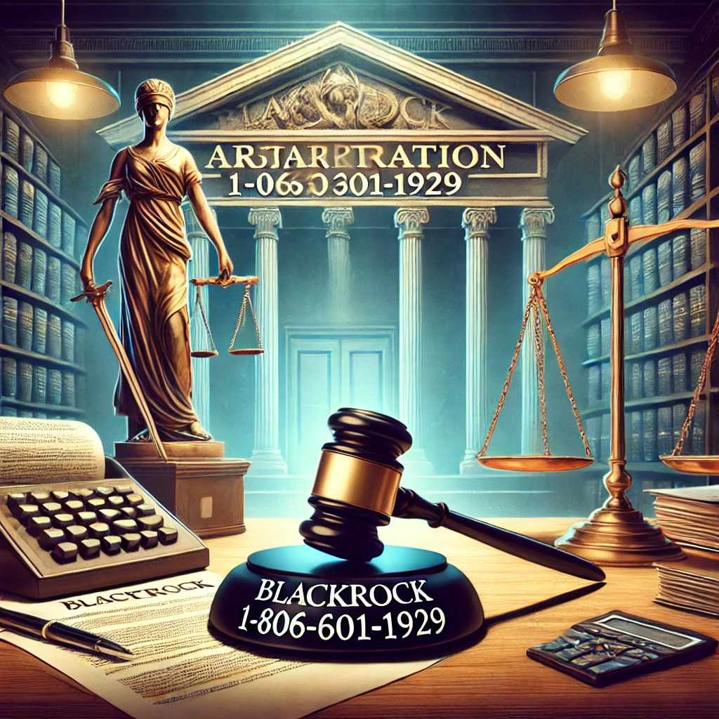 blackrock arbritation 1-806-301-1929