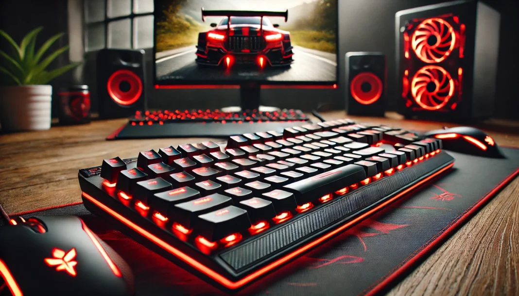 red thunder gaming keyboard